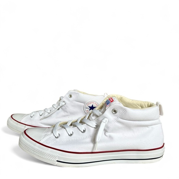 Converse Chuck Taylor All Star Street Mid White Natural 149546F Mens Size US 13 - Picture 1 of 11
